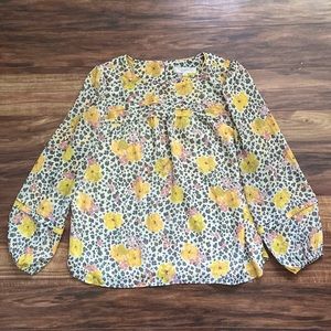 Shimmer Leopard Print Blouse